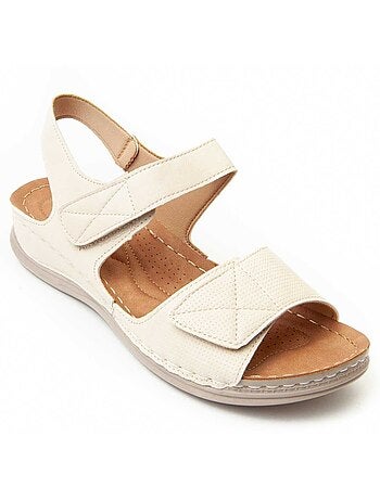 Sandalia De Cuña Para Mujer. Montevita Colina