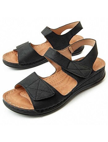 Sandalia De Cuña Para Mujer. Montevita Colina