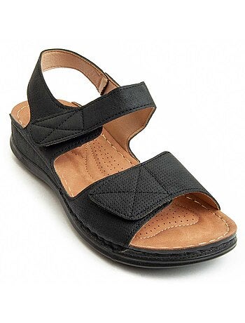 Sandalia De Cuña Para Mujer. Montevita Colina