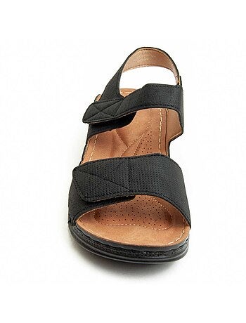 Sandalia De Cuña Para Mujer. Montevita Colina