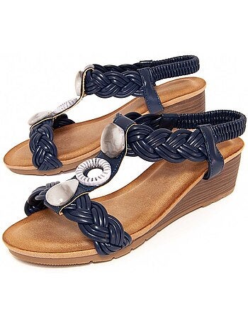 Sandalia de Cuña para Mujer. Montevita Confoli