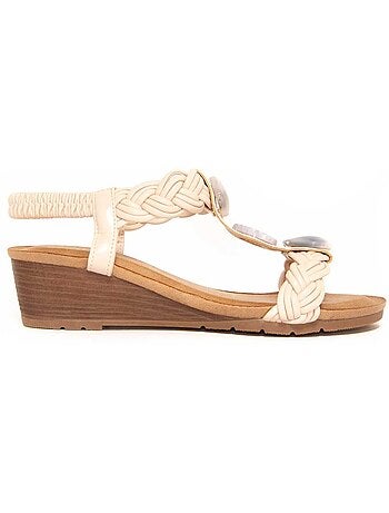 Sandalia de Cuña para Mujer. Montevita Confoli