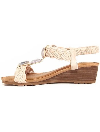 Sandalia de Cuña para Mujer. Montevita Confoli