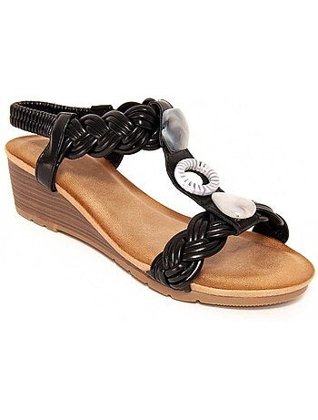 Sandalia de Cuña para Mujer. Montevita Confoli