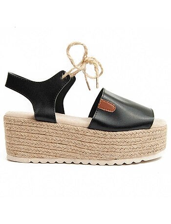 Sandalia De Cuña Para Mujer. Montevita Pellis