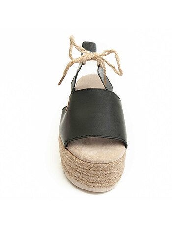 Sandalia De Cuña Para Mujer. Montevita Pellis