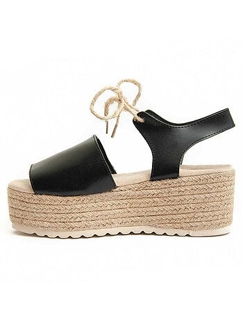 Sandalia De Cuña Para Mujer. Montevita Pellis