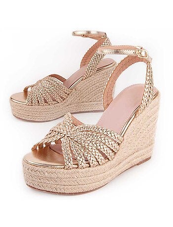 Sandalia De Cuña Para Mujer. Montevita Salia