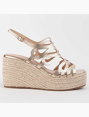 Sandalia De Cuña Para Mujer. Montevita Salia