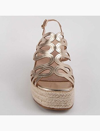 Sandalia De Cuña Para Mujer. Montevita Salia