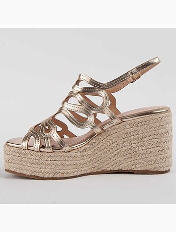 Sandalia De Cuña Para Mujer. Montevita Salia