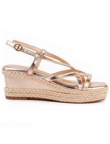 Sandalia De Cuña Para Mujer. Montevita Salia