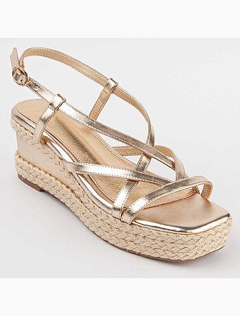 Sandalia De Cuña Para Mujer. Montevita Salia