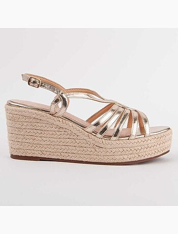 Sandalia De Cuña Para Mujer. Montevita Salia