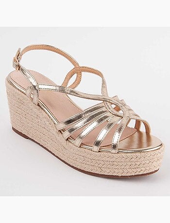 Sandalia De Cuña Para Mujer. Montevita Salia