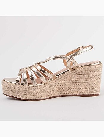 Sandalia De Cuña Para Mujer. Montevita Salia