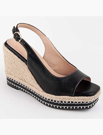 Sandalia De Cuña Para Mujer. Montevita Salia