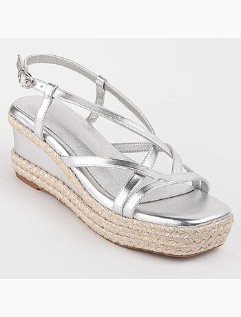 Sandalia De Cuña Para Mujer. Montevita Salia