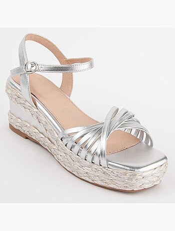 Sandalia De Cuña Para Mujer. Montevita Salia