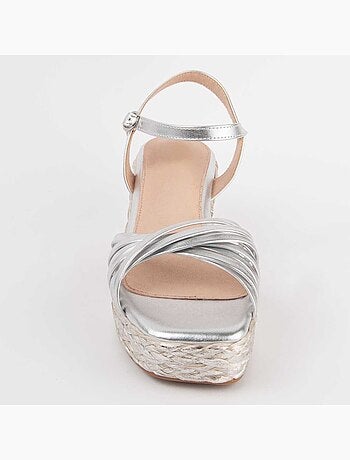 Sandalia De Cuña Para Mujer. Montevita Salia