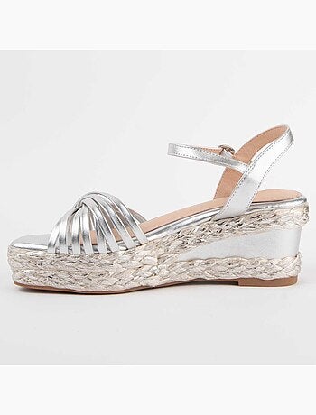 Sandalia De Cuña Para Mujer. Montevita Salia