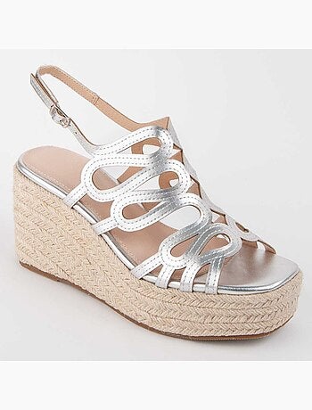 Sandalia De Cuña Para Mujer. Montevita Salia