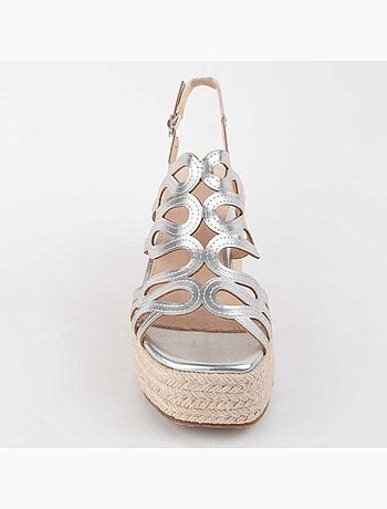 Sandalia De Cuña Para Mujer. Montevita Salia