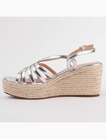 Sandalia De Cuña Para Mujer. Montevita Salia