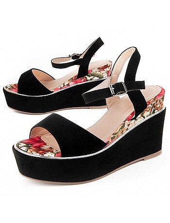 Sandalia De Cuña Para Mujer Montevita Solem