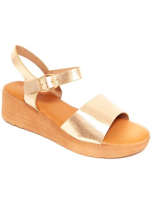 Sandalia de Cuña Para Mujer. Montevita Tiril - Kiabi