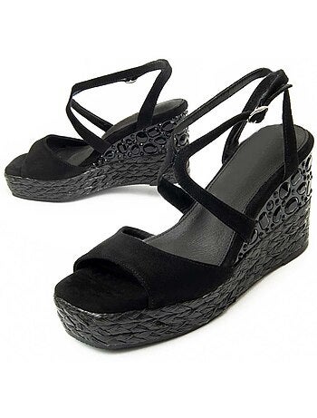 Sandalia De Cuña Para Mujer. Montevita Wesparto