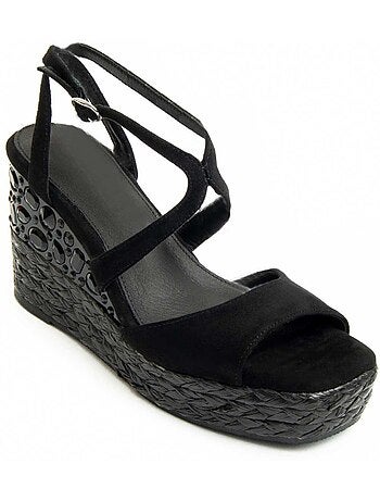 Sandalia De Cuña Para Mujer. Montevita Wesparto