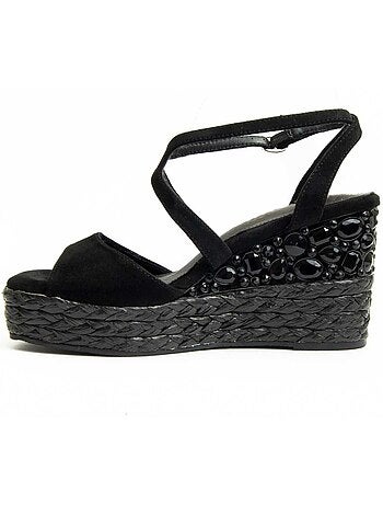 Sandalia De Cuña Para Mujer. Montevita Wesparto