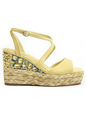 Sandalia De Cuña Para Mujer. Montevita Wesparto