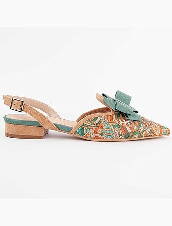 Sandalia De Cuña ParBailarina Casual Para Mujer. Montevita Baleri