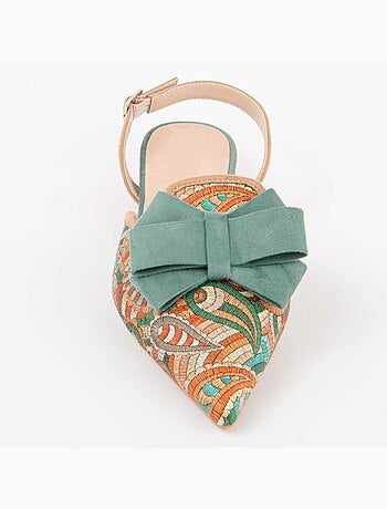 Sandalia De Cuña ParBailarina Casual Para Mujer. Montevita Baleri