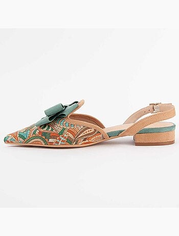 Sandalia De Cuña ParBailarina Casual Para Mujer. Montevita Baleri