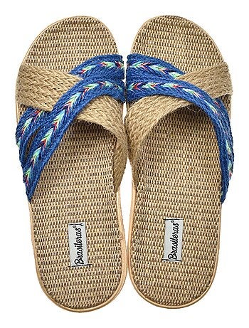 Sandalia de mujer Brasileras con suela de goma