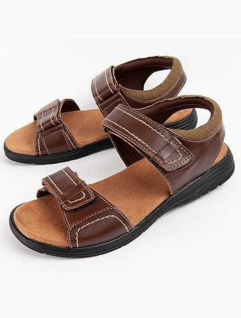 Sandalia De Piel Para Hombre. Purapiel Beira