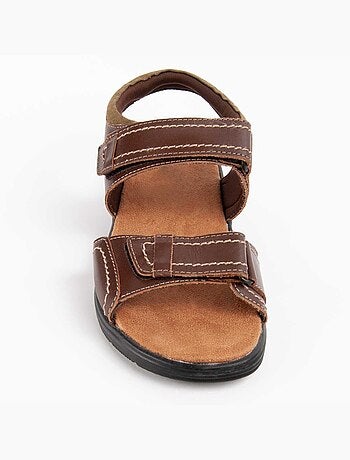 Sandalia De Piel Para Hombre. Purapiel Beira