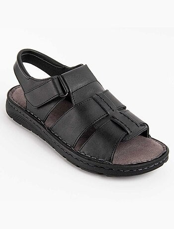 Sandalia De Piel Para Hombre. Purapiel Beira