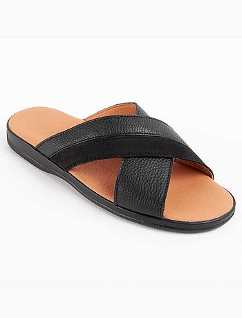 Sandalia De Piel Para Hombre. Purapiel Beira