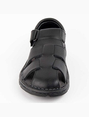 Sandalia De Piel Para Hombre. Purapiel Beira