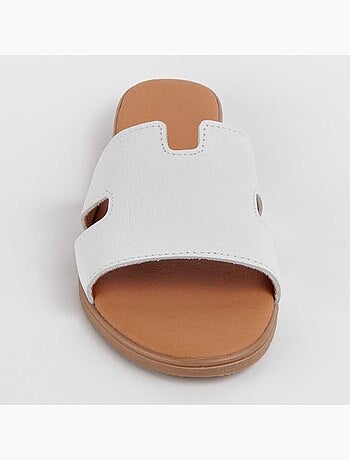 Sandalia De Piel Para Mujer. Purapiel Hacca