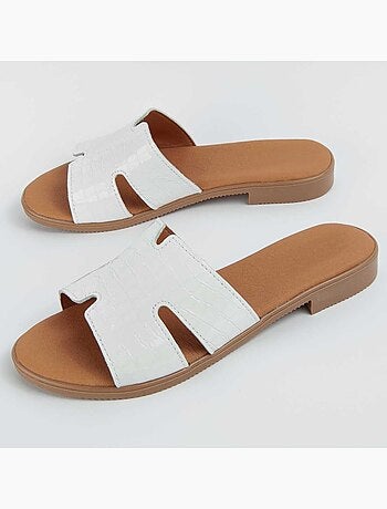 Sandalia De Piel Para Mujer. Purapiel Hacca