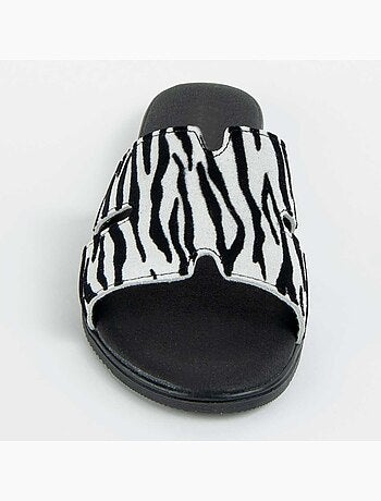 Sandalia De Piel Para Mujer. Purapiel Hacca