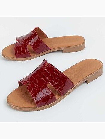 Sandalia De Piel Para Mujer. Purapiel Hacca