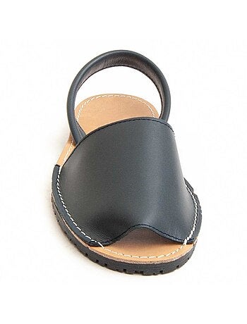 Sandalia De Piel Para Mujer. Purapiel Ibisw