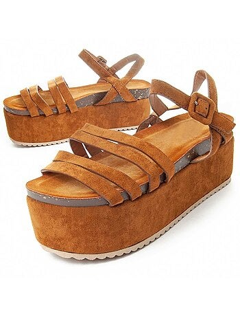 Sandalia De Plataforma Para Mujer Montevita Andalita
