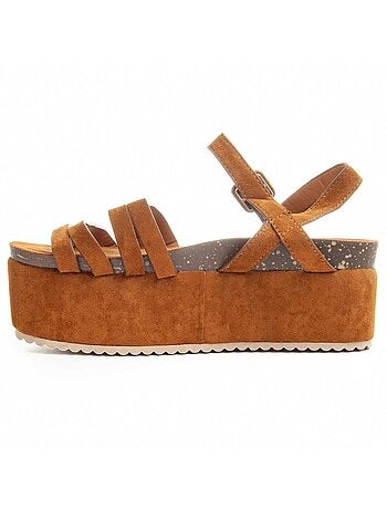 Sandalia De Plataforma Para Mujer Montevita Andalita